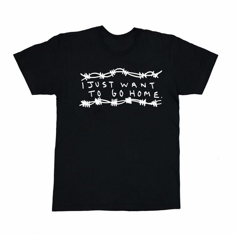 I just want to go home tee - Black