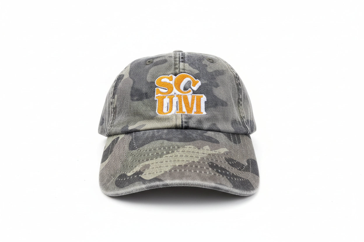 Scum dad hat - Camo/Orange