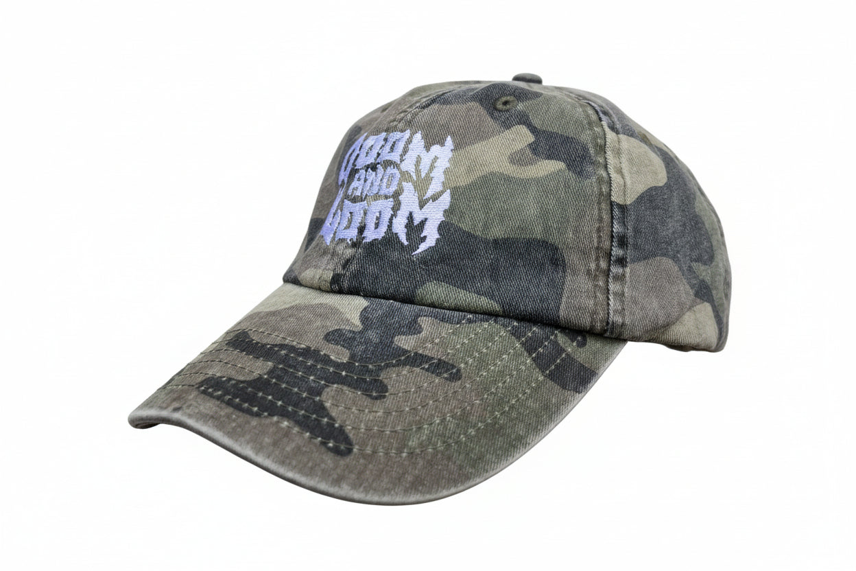 Doom and Gloom logo hat - Camo
