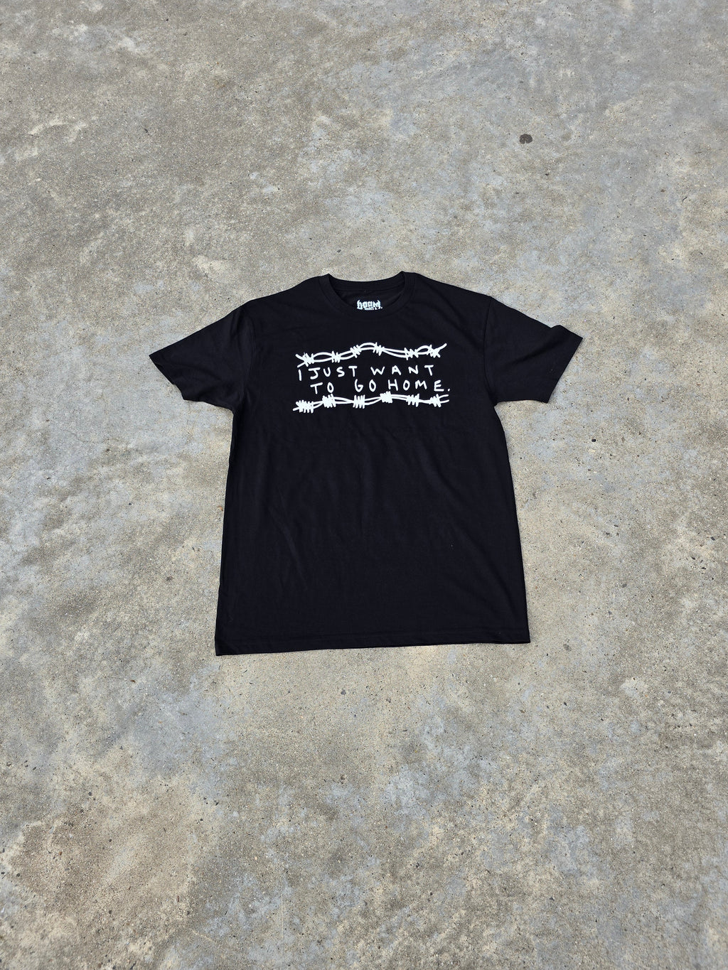 I just want to go home tee - Black