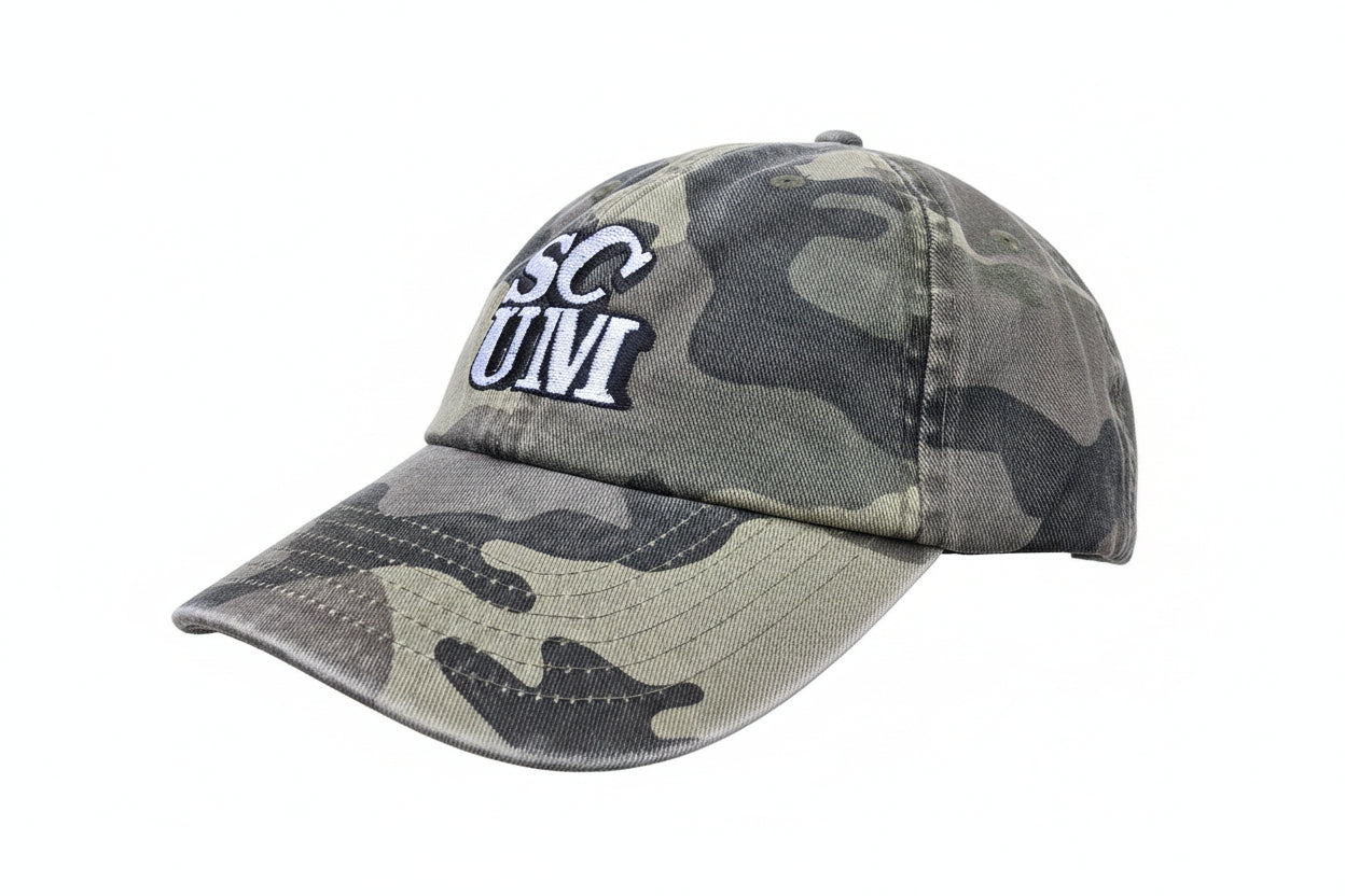 Scum dad hat - Camo/white