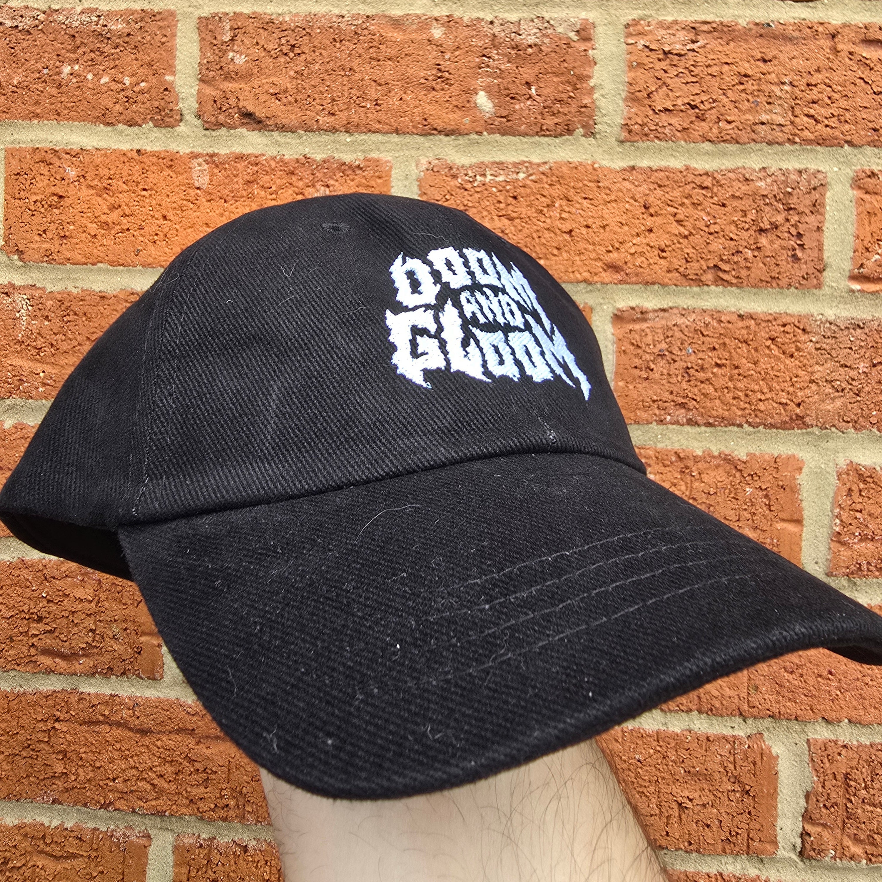 Doom and gloom logo hat - Black