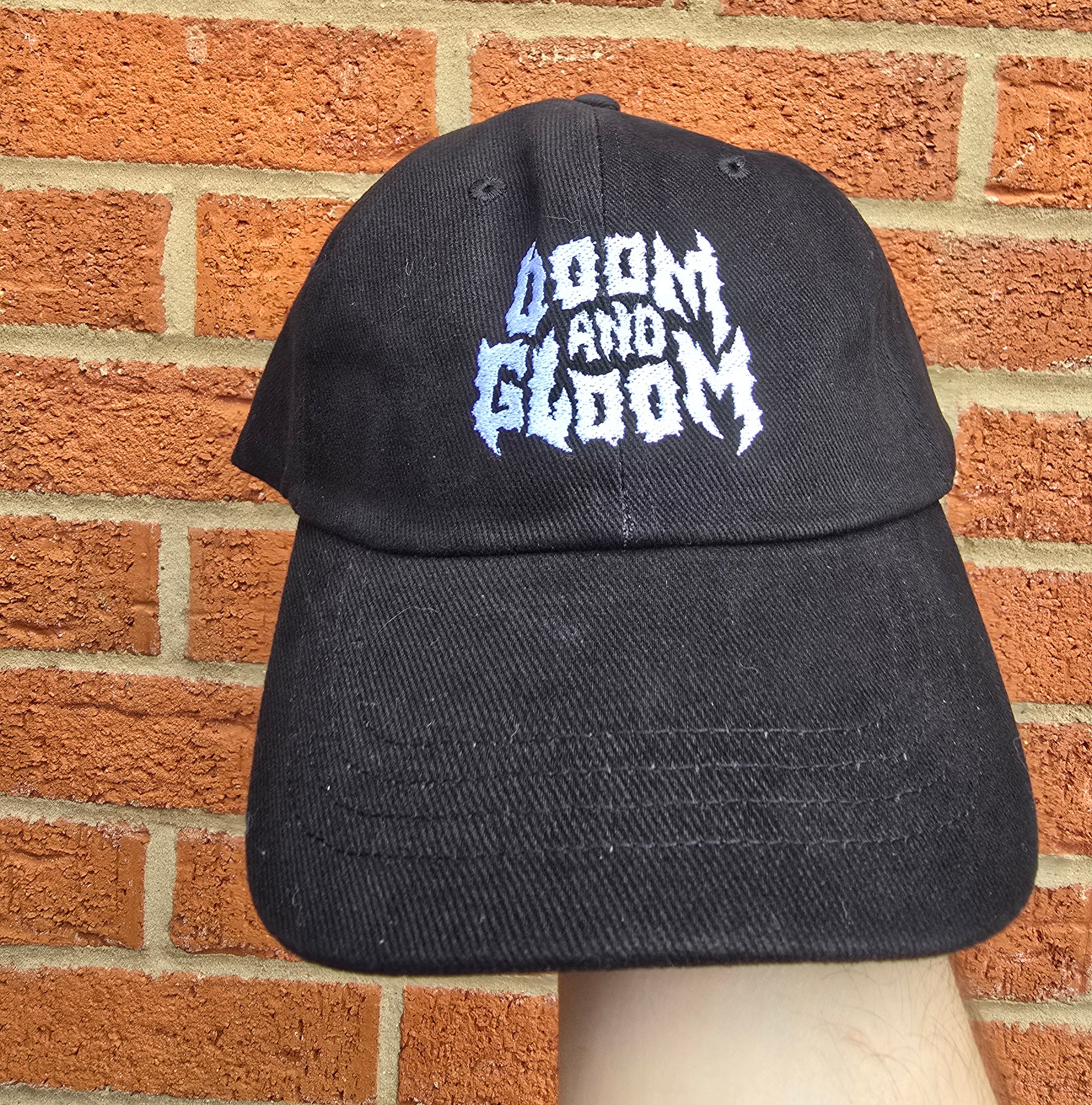 Doom and gloom logo hat - Black